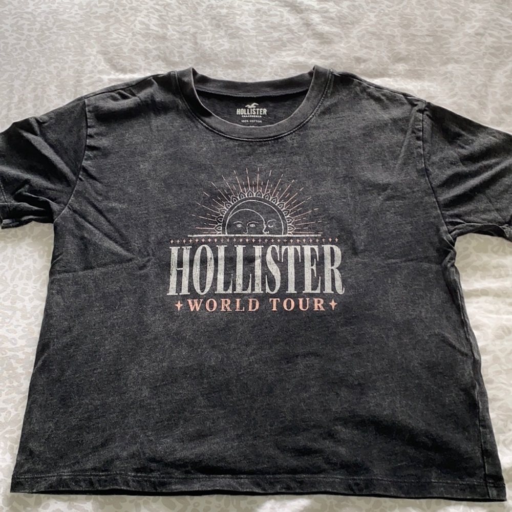 black, soft and comfy hollister top